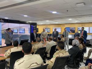 سلطة الطيران تستقبل وفد الأكاديمية العسكرية للدراسات العليا