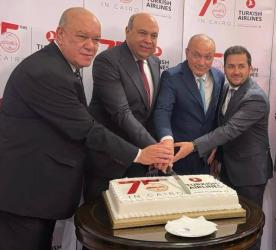 وزير الطيران يشارك في احتفالية الخطوط التركية بمناسبة مرور 75 عامًا على بدء رحلاتها للقاهرة

