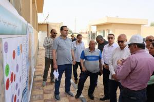 نائب محافظ المنيا يرافق نائب وزيرة الإسكان في جولة ميدانية لتفقد مشروعات مياه الشرب والصرف الصحي