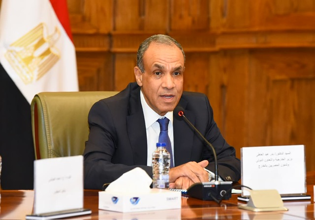 وزير الخارجية يلتقي مع لجنة العلاقات الخارجية والعربية والأفريقية بمجلس الشيوخ