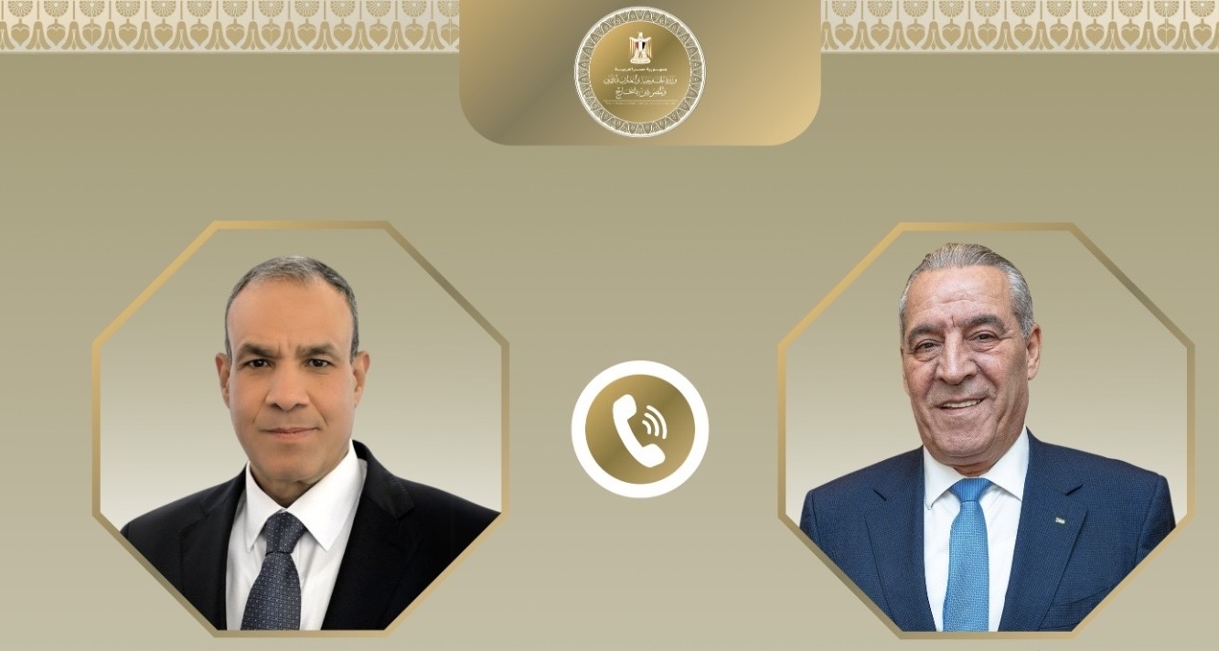 وزير الخارجية ونائب رئيس دولة فلسطين يبحثان تطورات الأوضاع في الأراضي الفلسطينية
