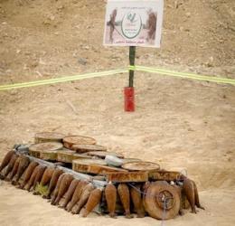 مشروع «مسام» يتلف 1,354 قطعة من المخلفات الحربية في المكلا