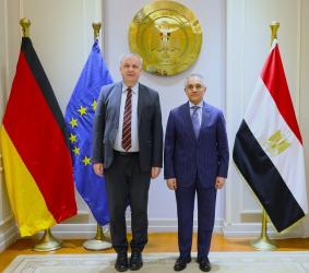 وزير العدل يستقبل سفير ألمانيا بالقاهرة لبحث أطر التعاون القضائي المستقبلي