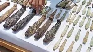 السجن 5 سنوات وغرامة 5 ملايين جنيه على 10 متهمين بتهريب آثار عبر ميناء نويبع


