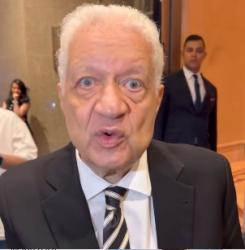 مرتضى منصور: منتخب مصر شرفنا.. وزوجات اللاعبين 