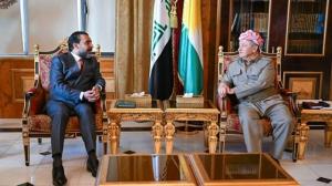 بارزاني والحلبوسي يناقشان تطورات الأوضاع في العراق والمنطقة