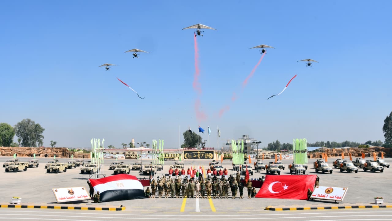 إنطلاق فعاليات التدريب المصرى التركى المشترك 