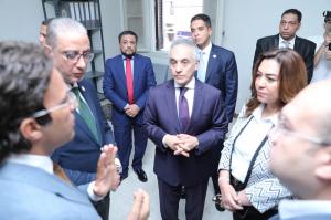 وزيرا العدل والتنمية المحلية يشهدان بدء تشغيل فرع توثيق «الودي» بالصف ضمن «حياة كريمة» بالتزامن مع  5 فروع جديدة بالمحافظات
