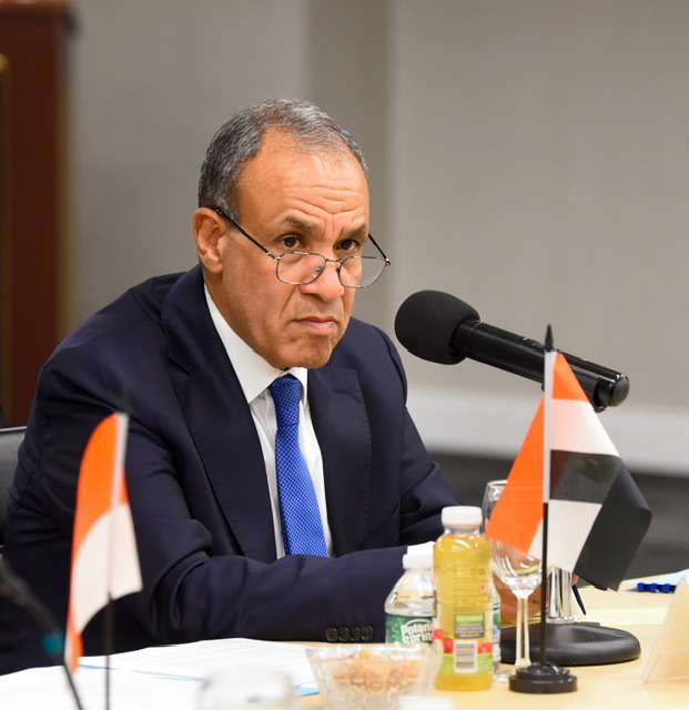 وزير الخارجية يشدد علي ضرورة إنهاء الحرب في غزة خلال استضافة بعثة مصر اجتماع الدول الثماني