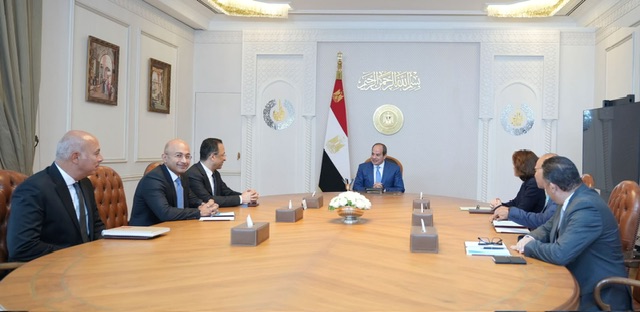 الرئيس السيسي يبحث مع الرئيسة التنفيذية لـ