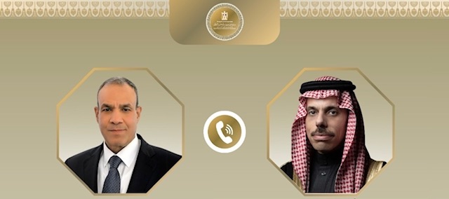 وزير الخارجية يبحث هاتفياً مع نظيره السعودي العلاقات الثنائية ومستجدات الأوضاع الإقليمية